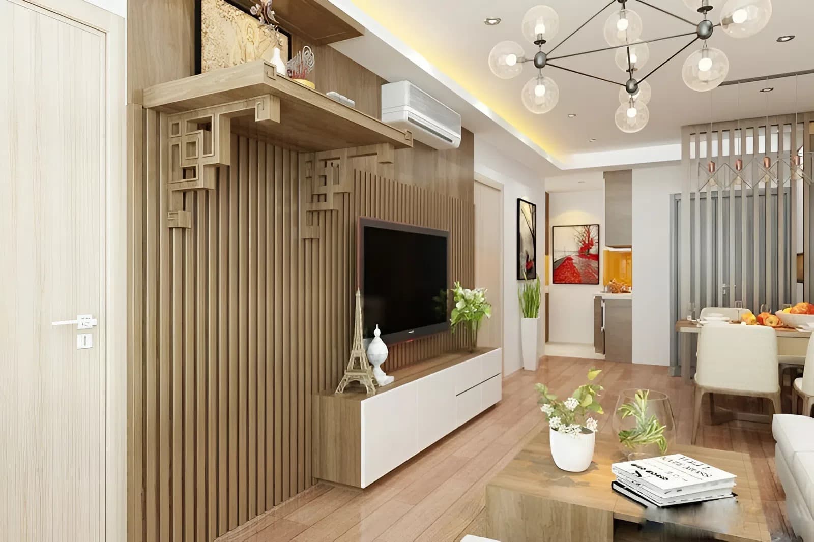 bố trí bàn thờ chung cư 