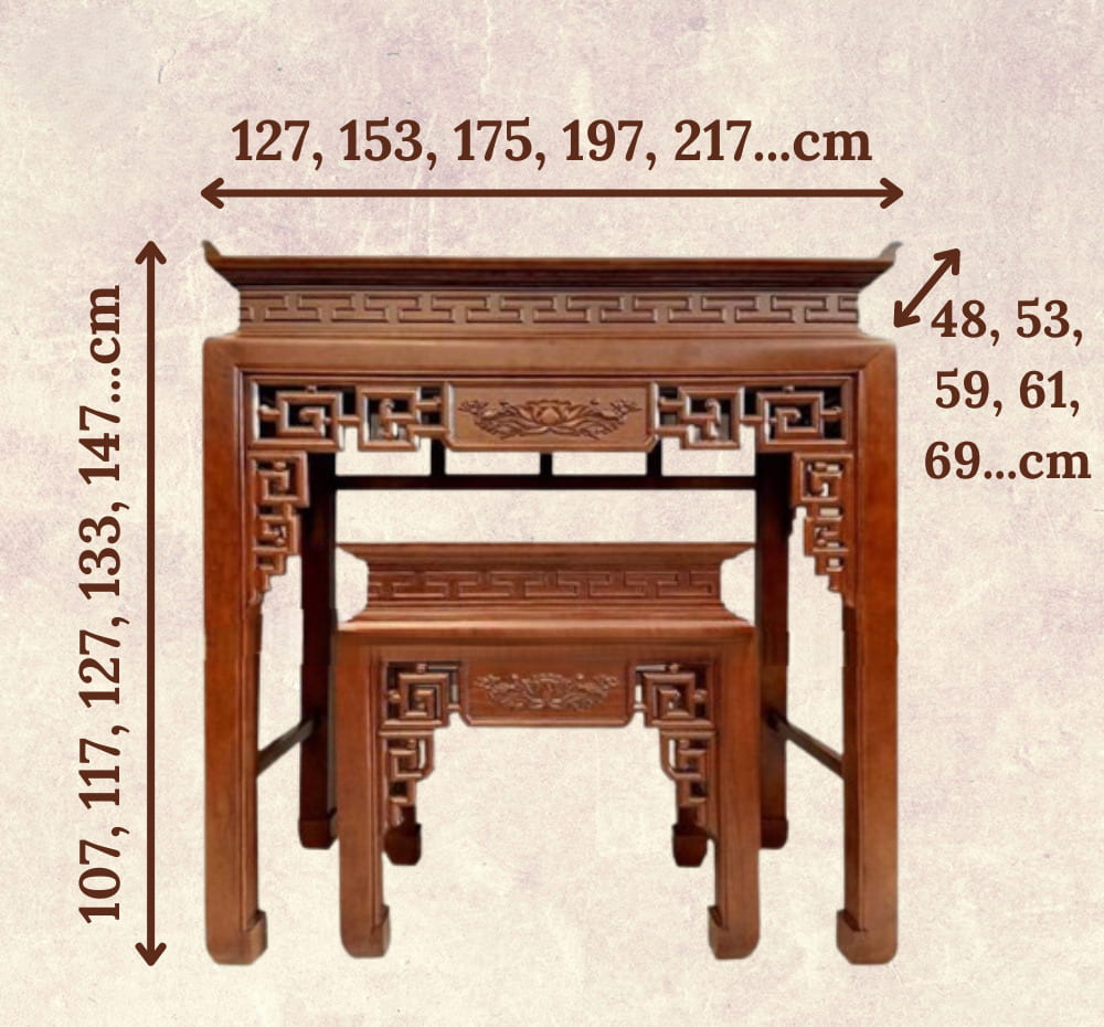 bố trí bàn thờ chung cư 