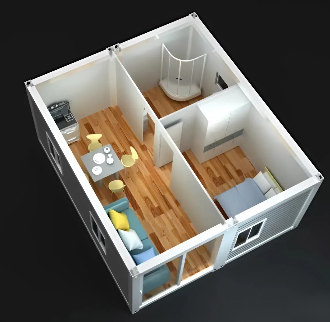 Mẫu căn hộ 30m2 thiết kế căn hộ