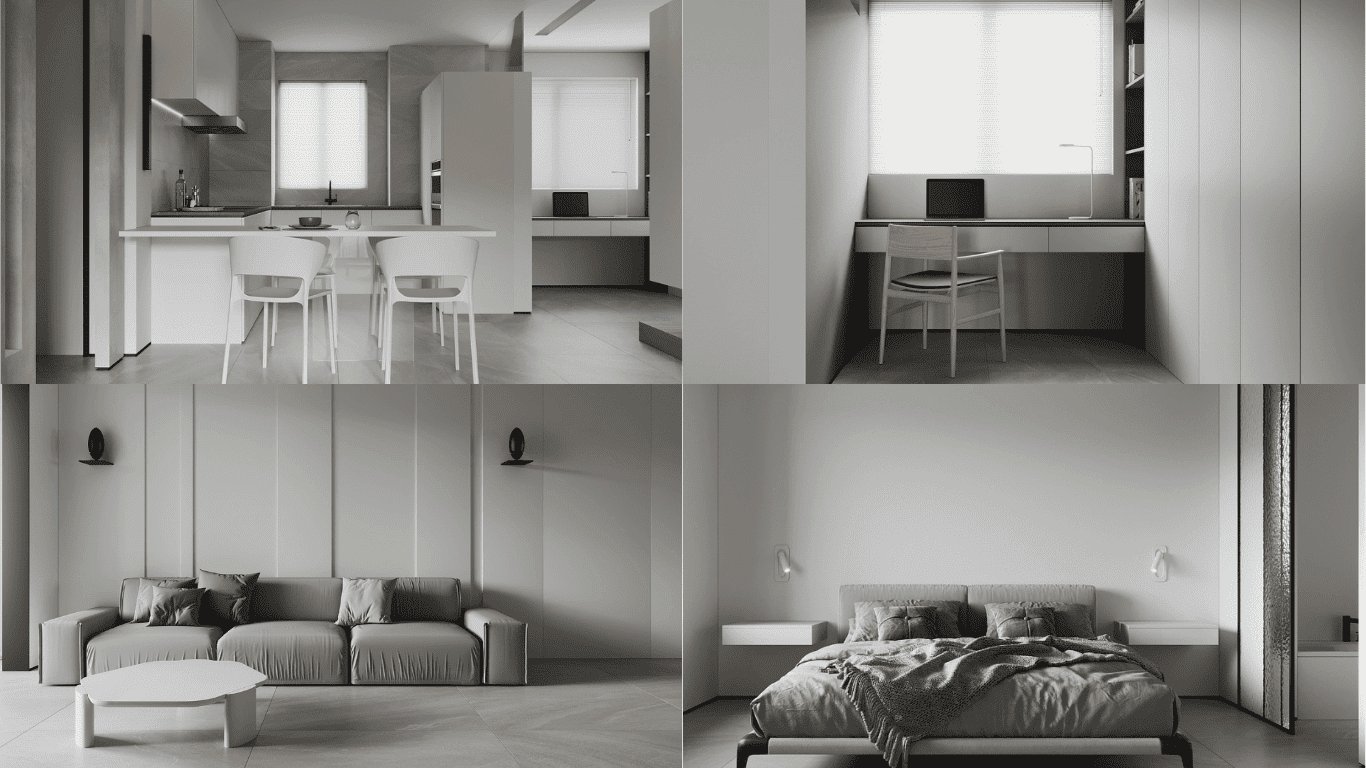 phong cách thiết kế nội thất tối giản