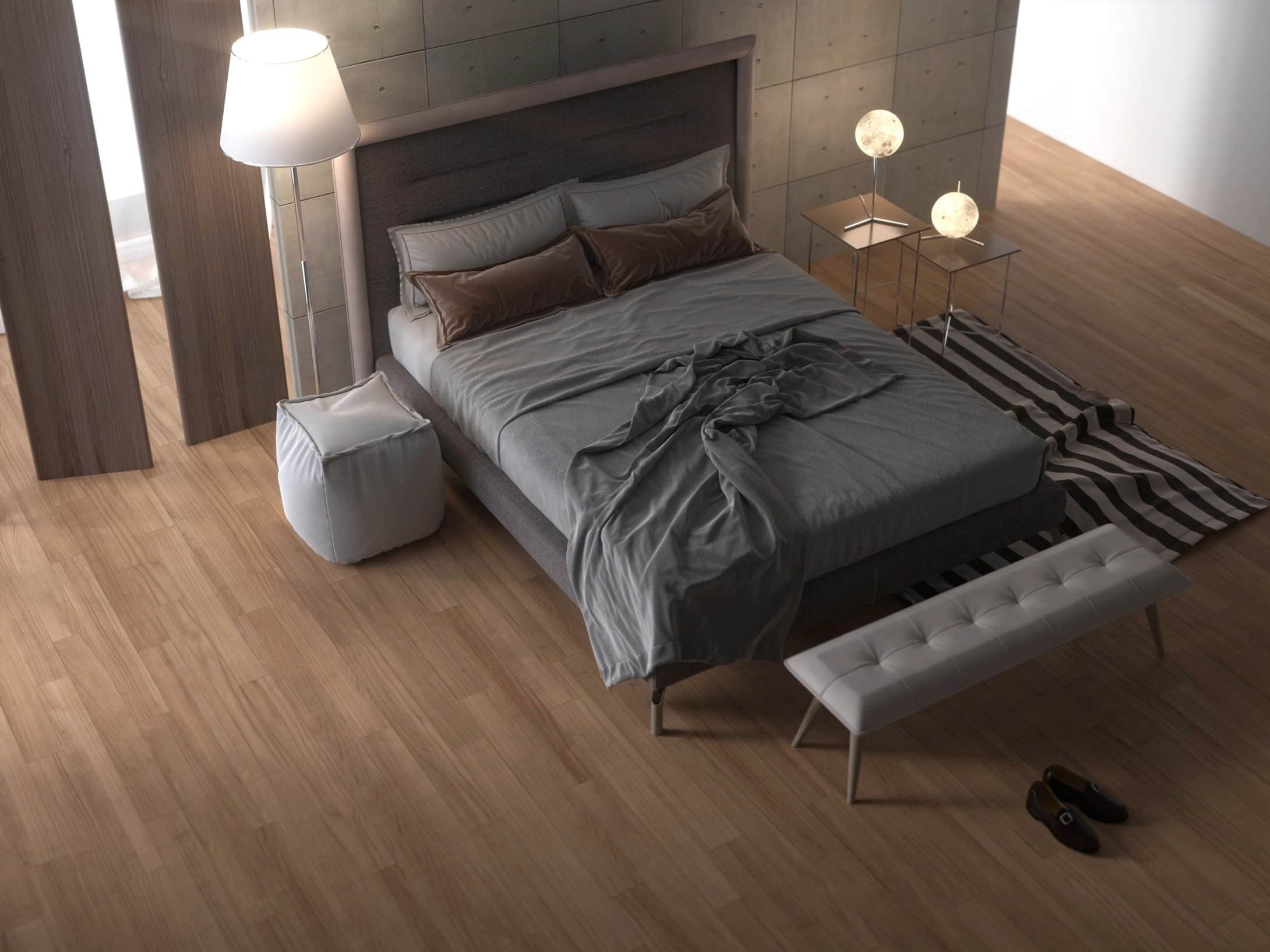 sàn gỗ phòng ngủ 