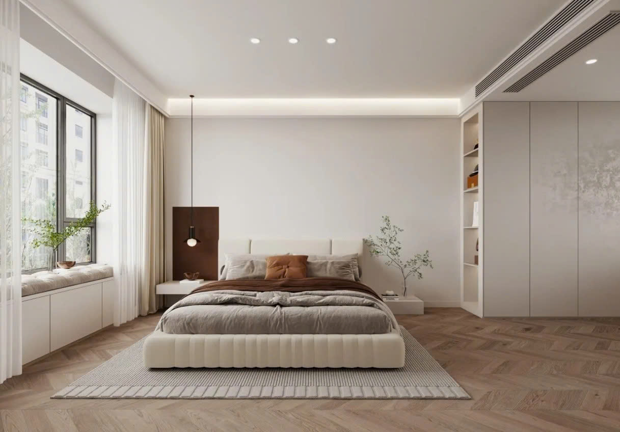 sàn gỗ phòng ngủ 