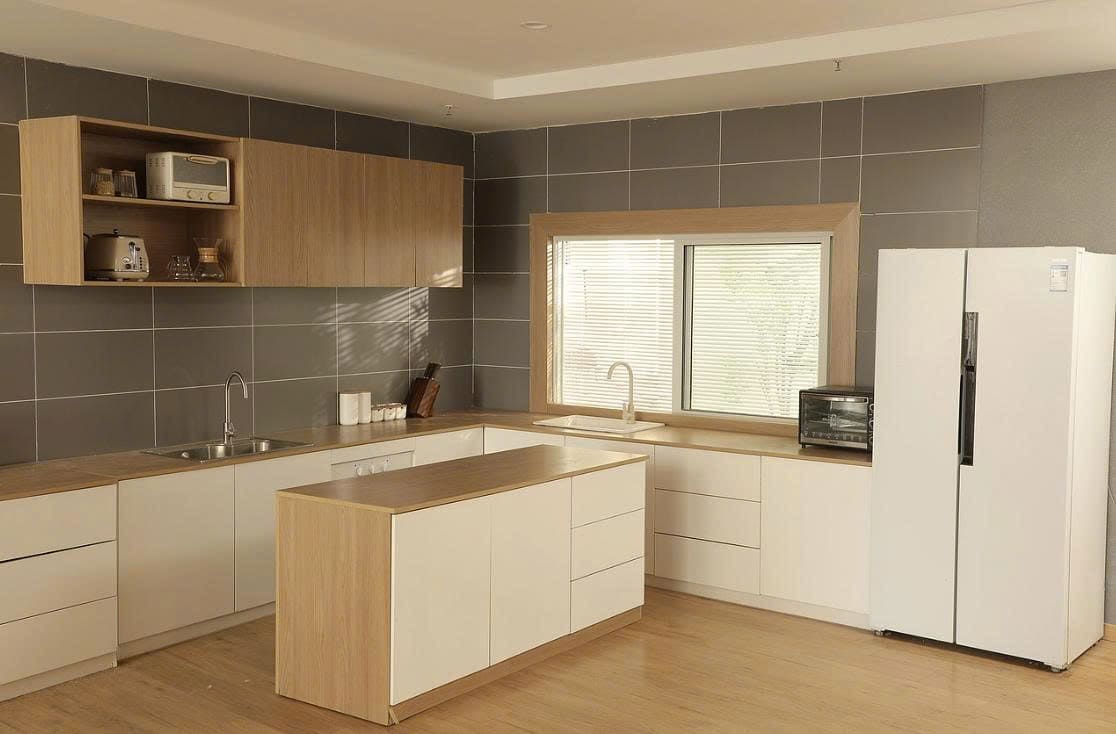 Tủ Bếp Melamine bố trí nội thất phòng bếp