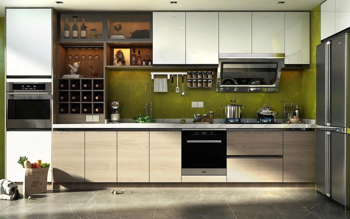 Tủ Bếp Melamine Tủ Bếp Melamine