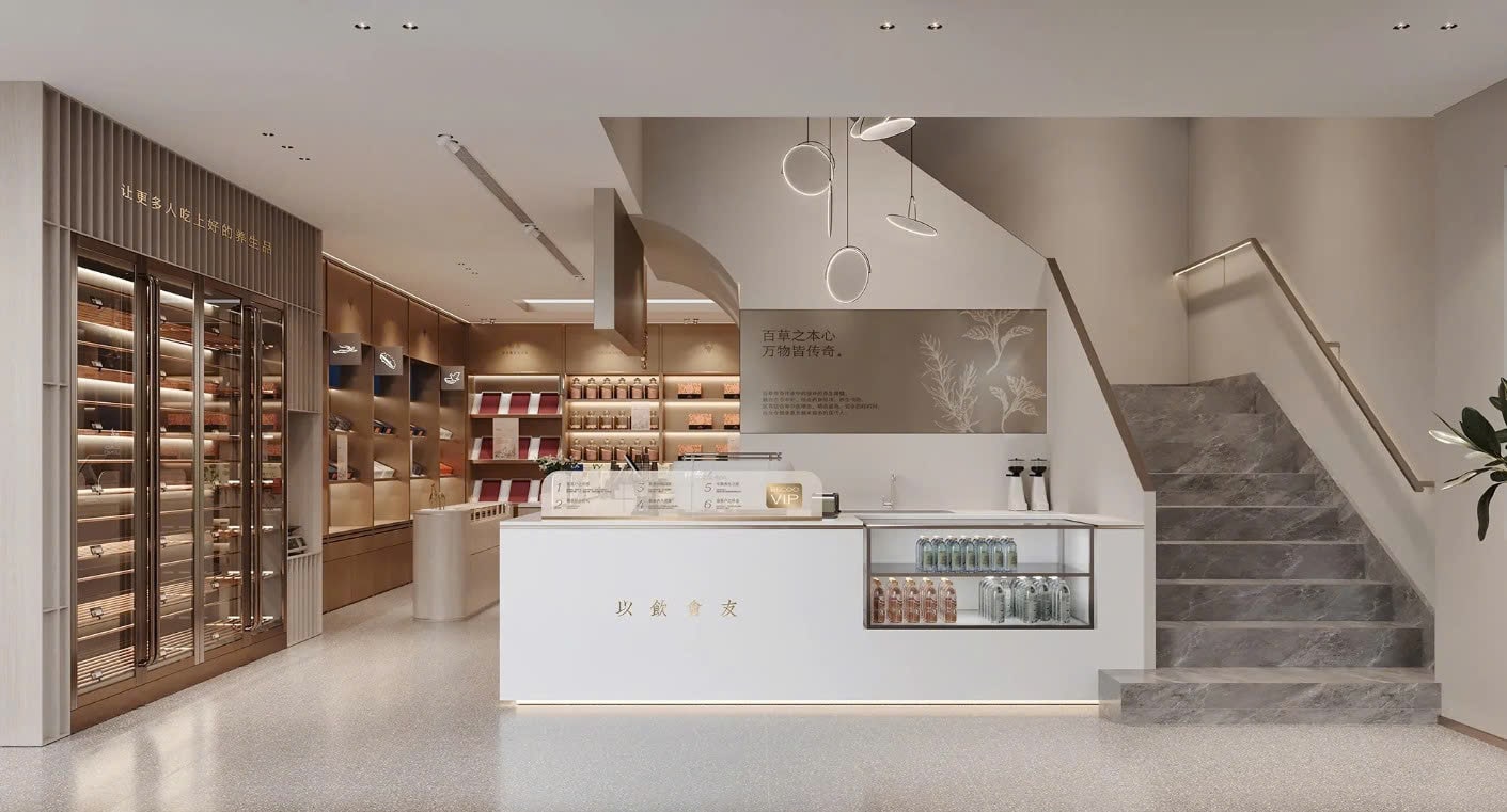 showroom mỹ phẩm 