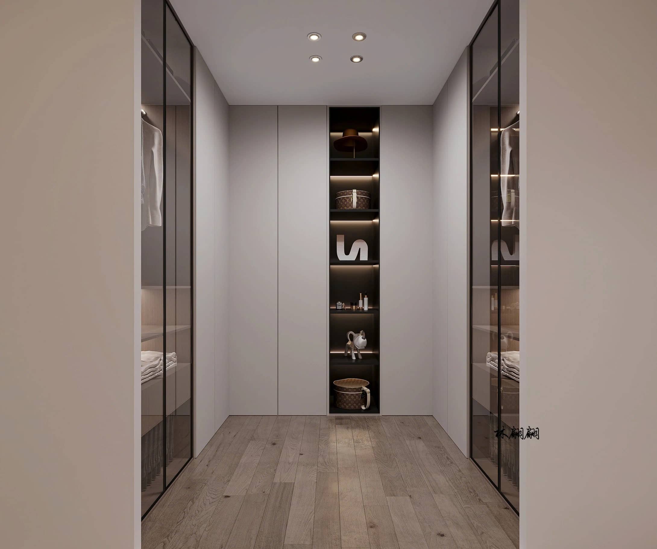 thiết kế tủ quần áo hiện đại