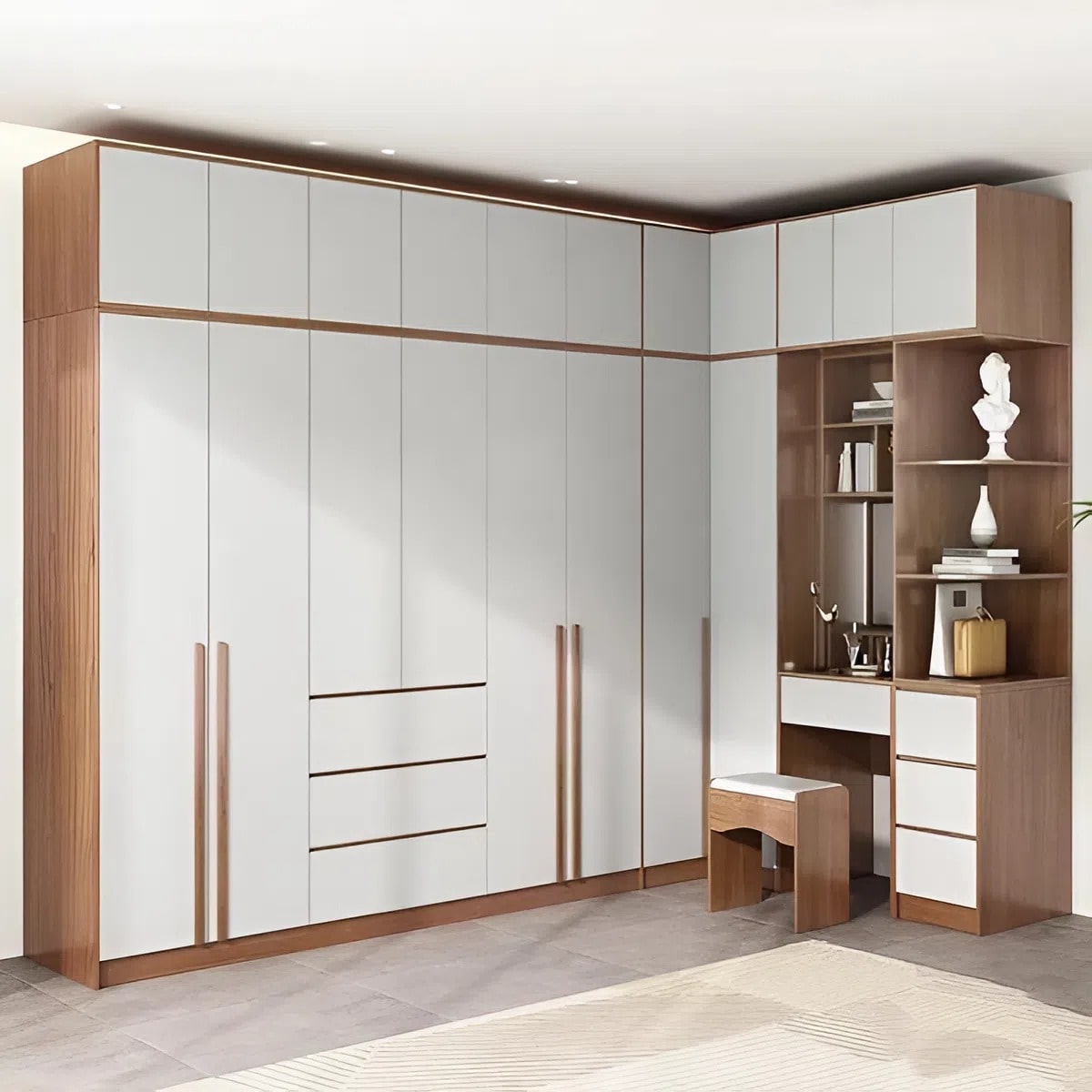 thiết kế tủ quần áo hiện đại