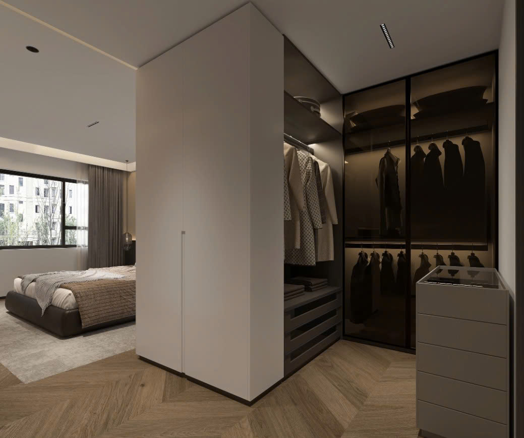 tủ quần áo âm tường