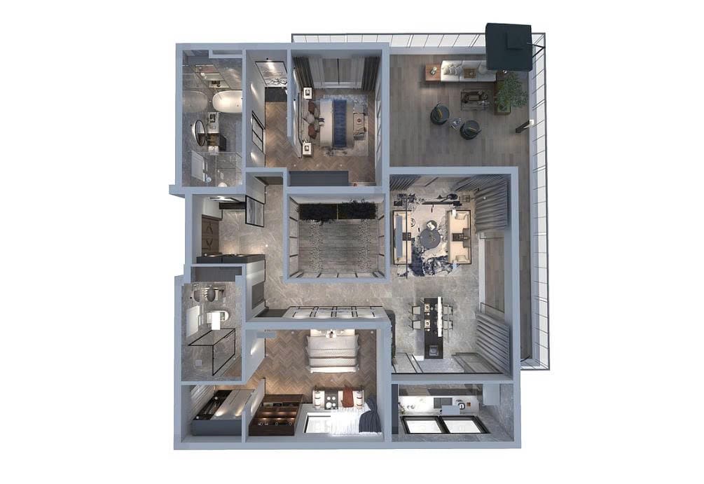 Nội thất căn hộ chung cư