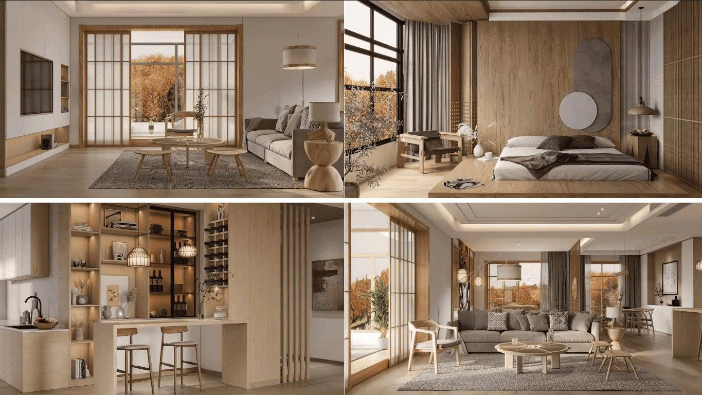 Thiết kế nội thất Japandi