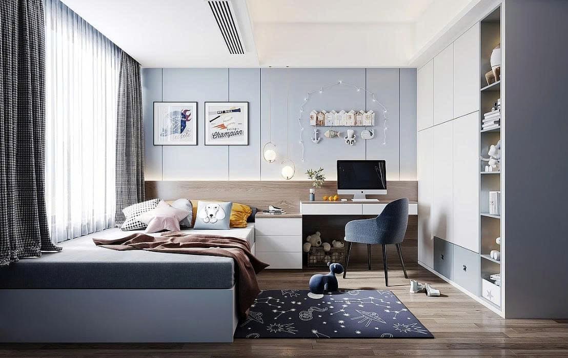 Phòng Ngủ Bé Trai Decor đồ nội thất phòng ngủ trẻ em