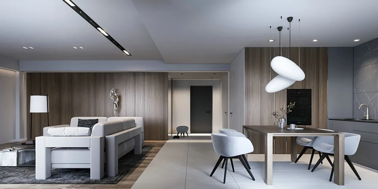 thiết kế căn hộ 100m2