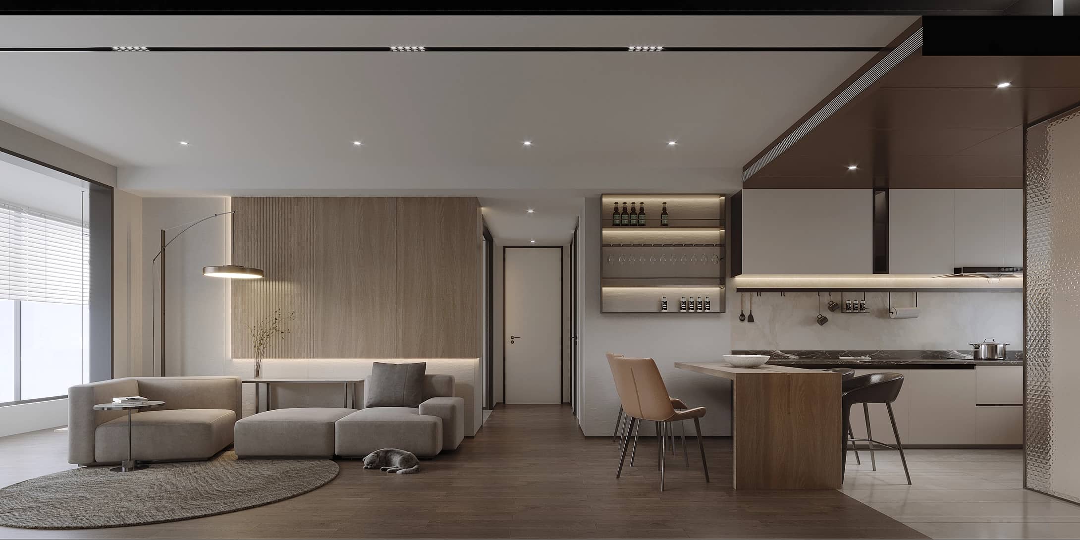 thiết kế căn hộ 100m2