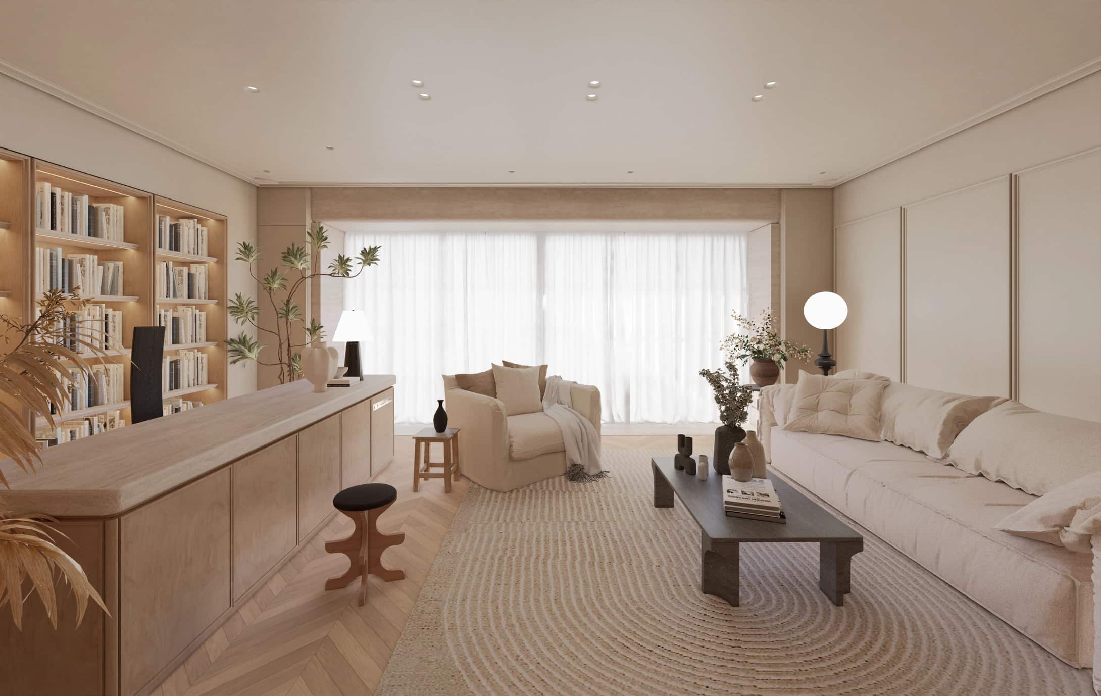 thiết kế căn hộ 100m2