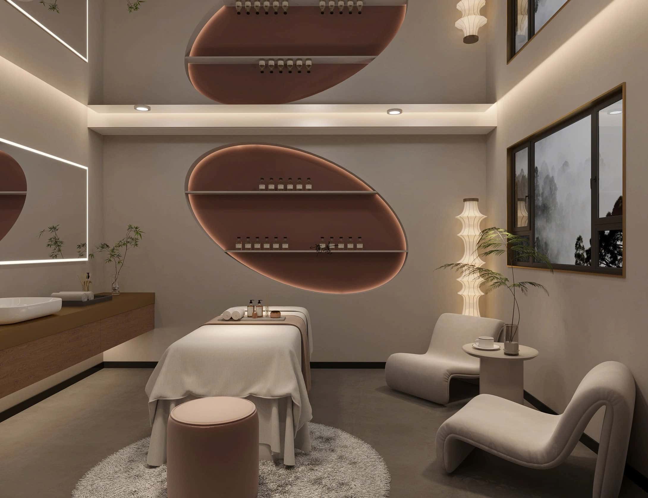 thiết kế nội thất spa thiết kế nội thất spa