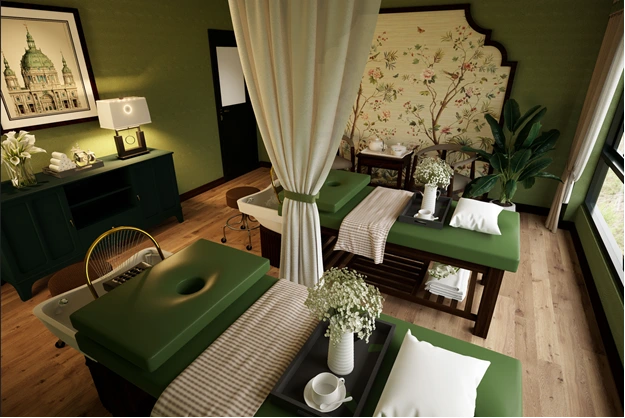 thiết kế nội thất spa thi công spa