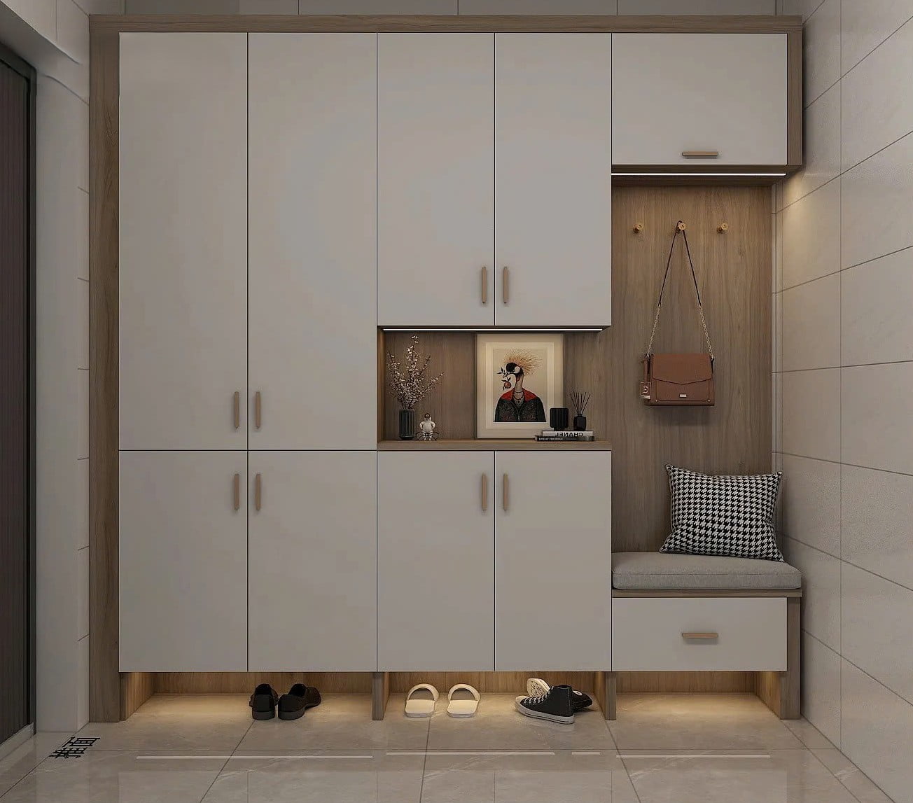 tủ giày thông minh