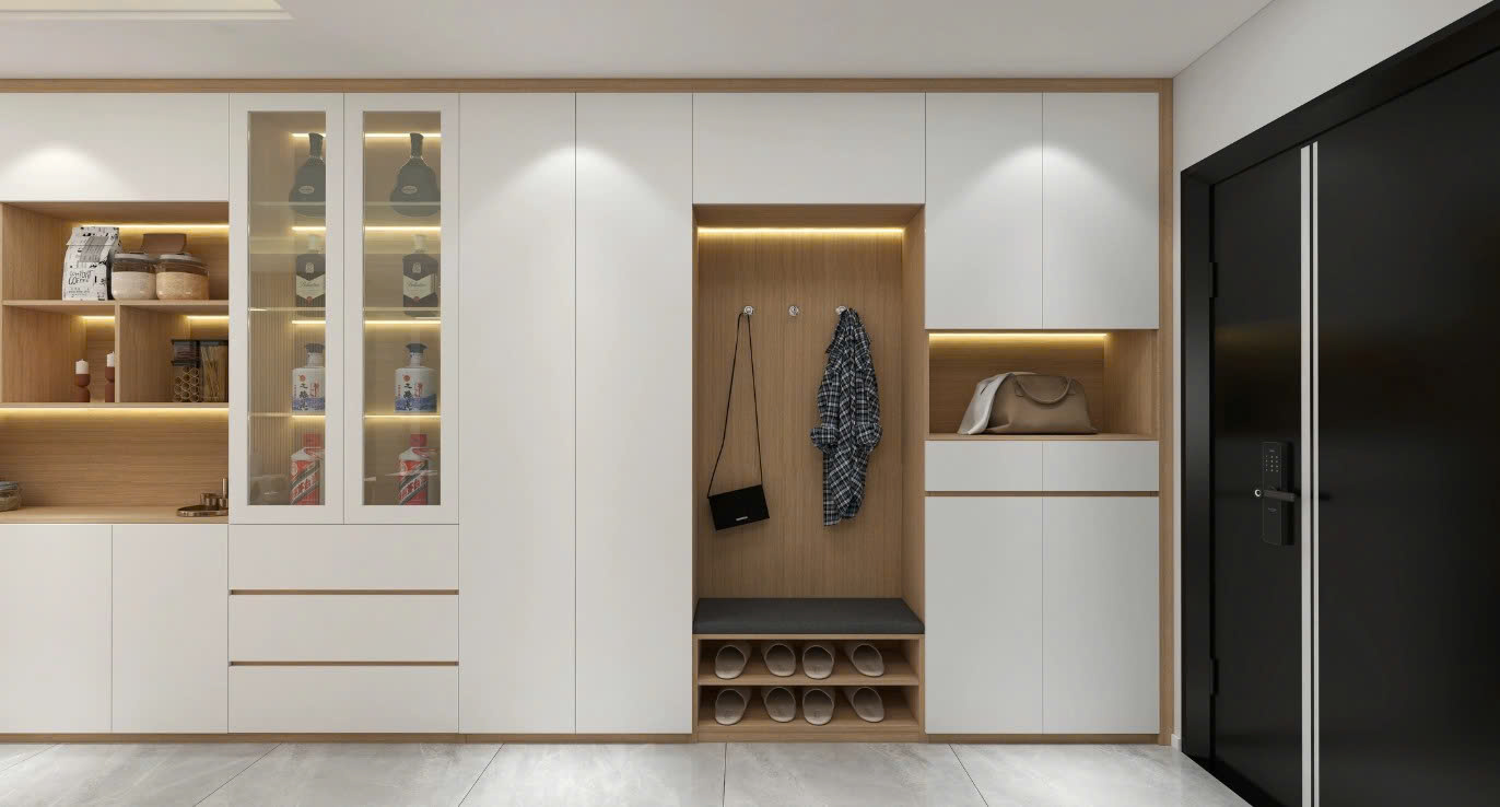 tủ giày chung cư tủ giày chung cư