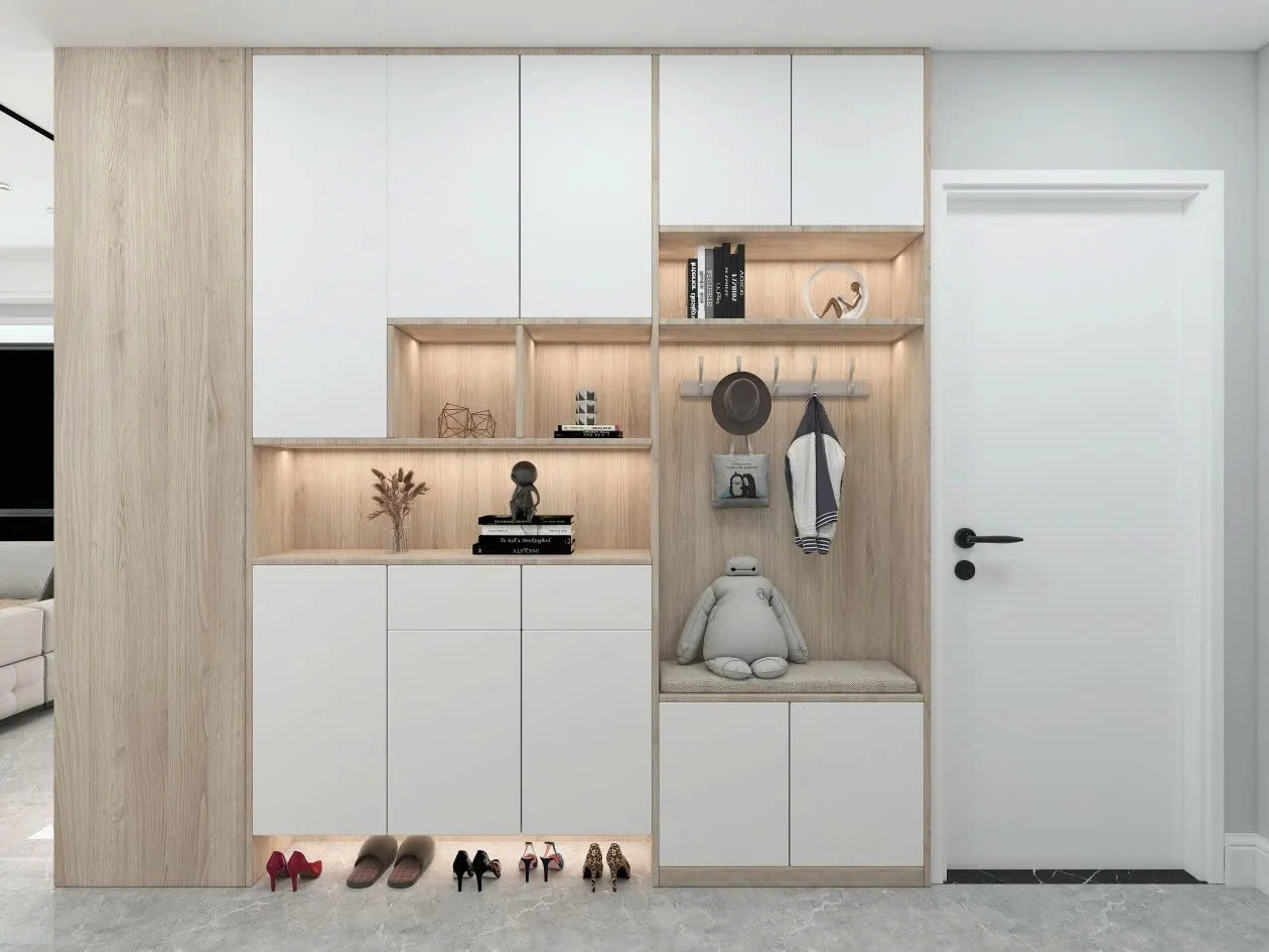 tủ giày chung cư tủ giày chung cư