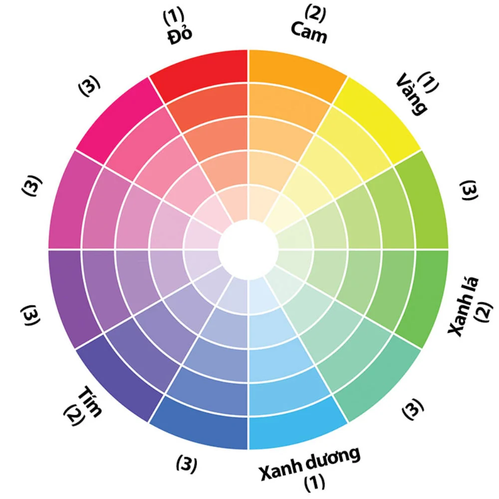 quy tắc phối màu