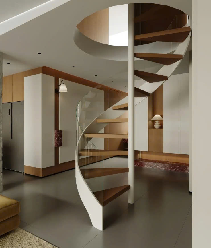 mẫu cầu thang đẹp nhà ống