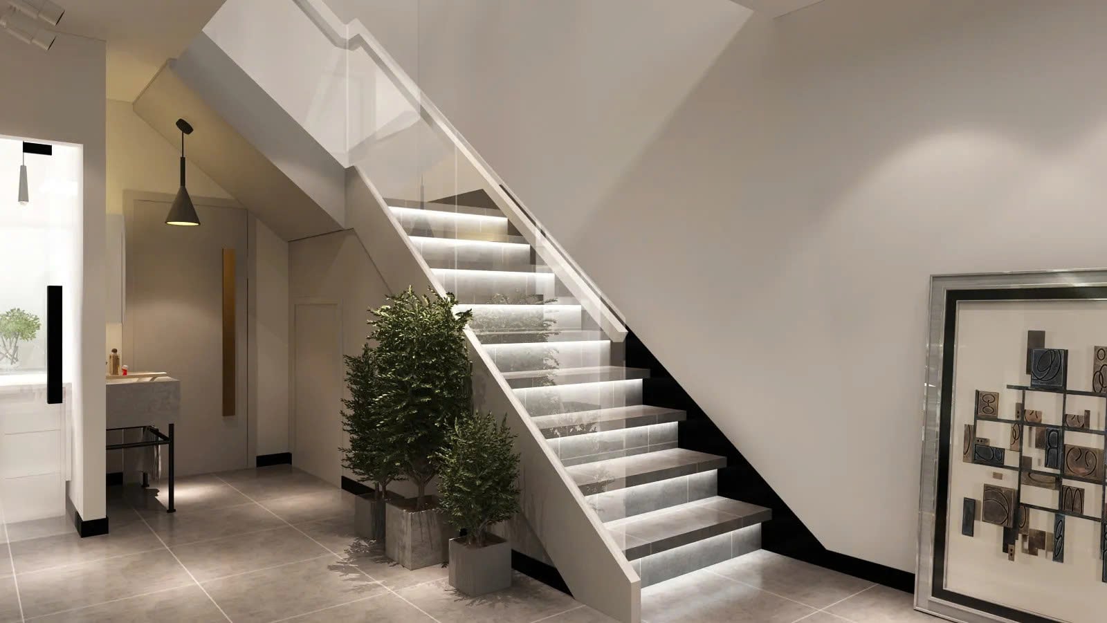 trang trí cầu thang