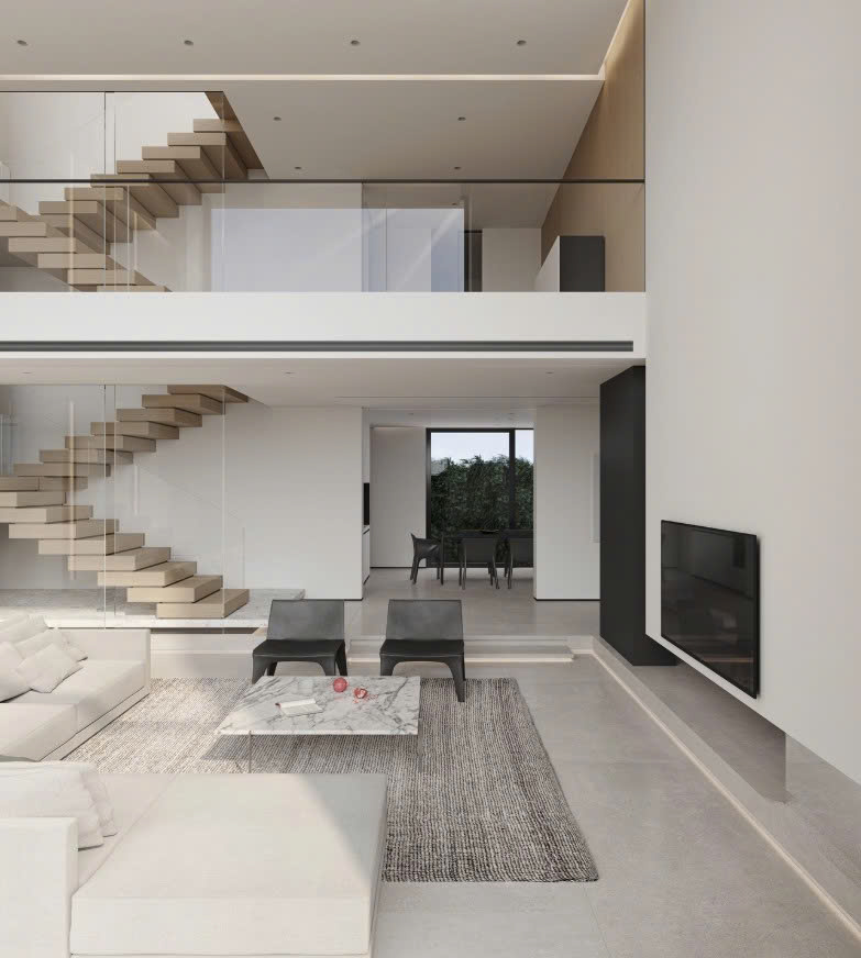 mẫu cầu thang đẹp nhà ống