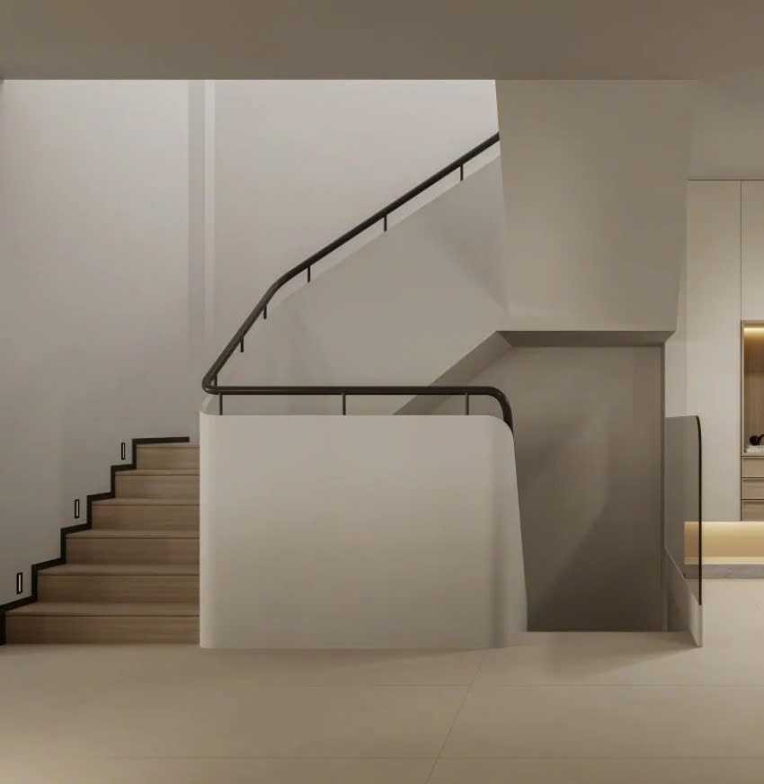 mẫu cầu thang đẹp nhà ống