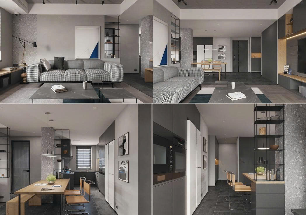 Căn Hộ Mini 60m2 thiết kế nội thất căn hộ đẹp