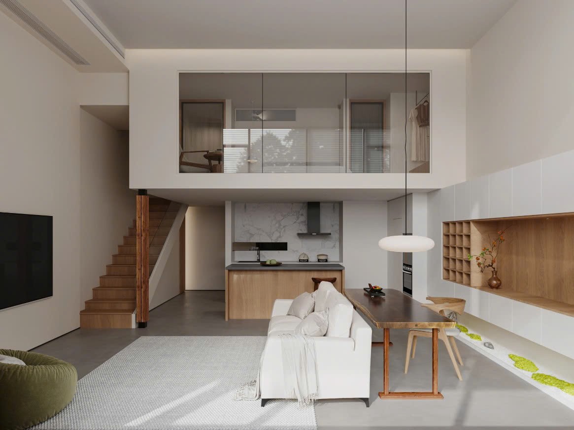 Thiết kế căn hộ có gác lửng Thiết kế căn hộ có gác lửng