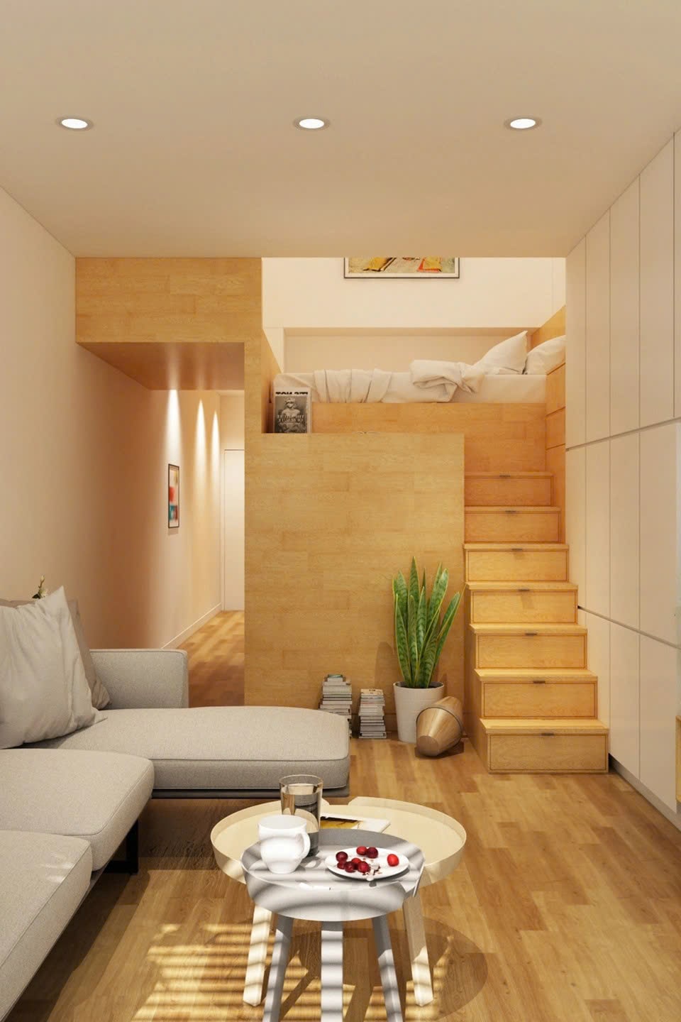 Thiết kế căn hộ có gác lửng gác lửng