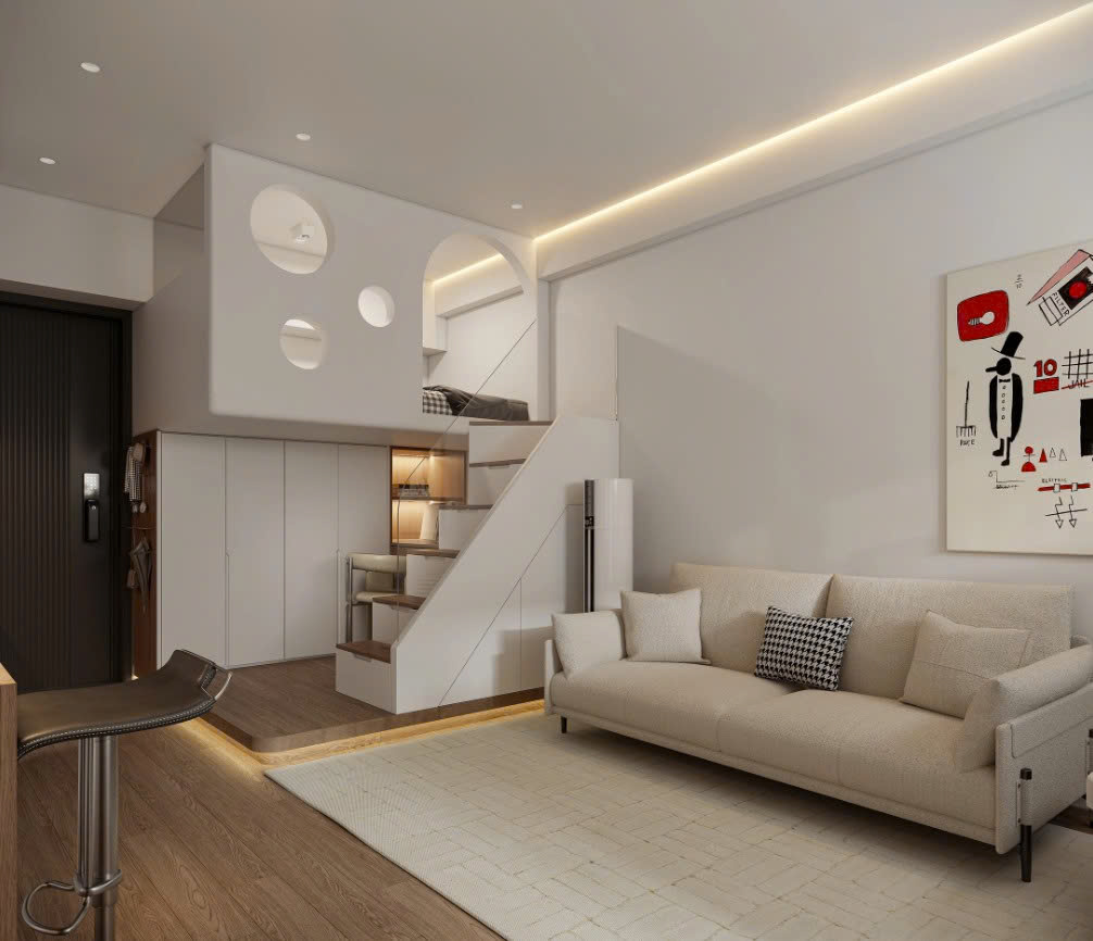 Thiết kế căn hộ có gác lửng gác lửng