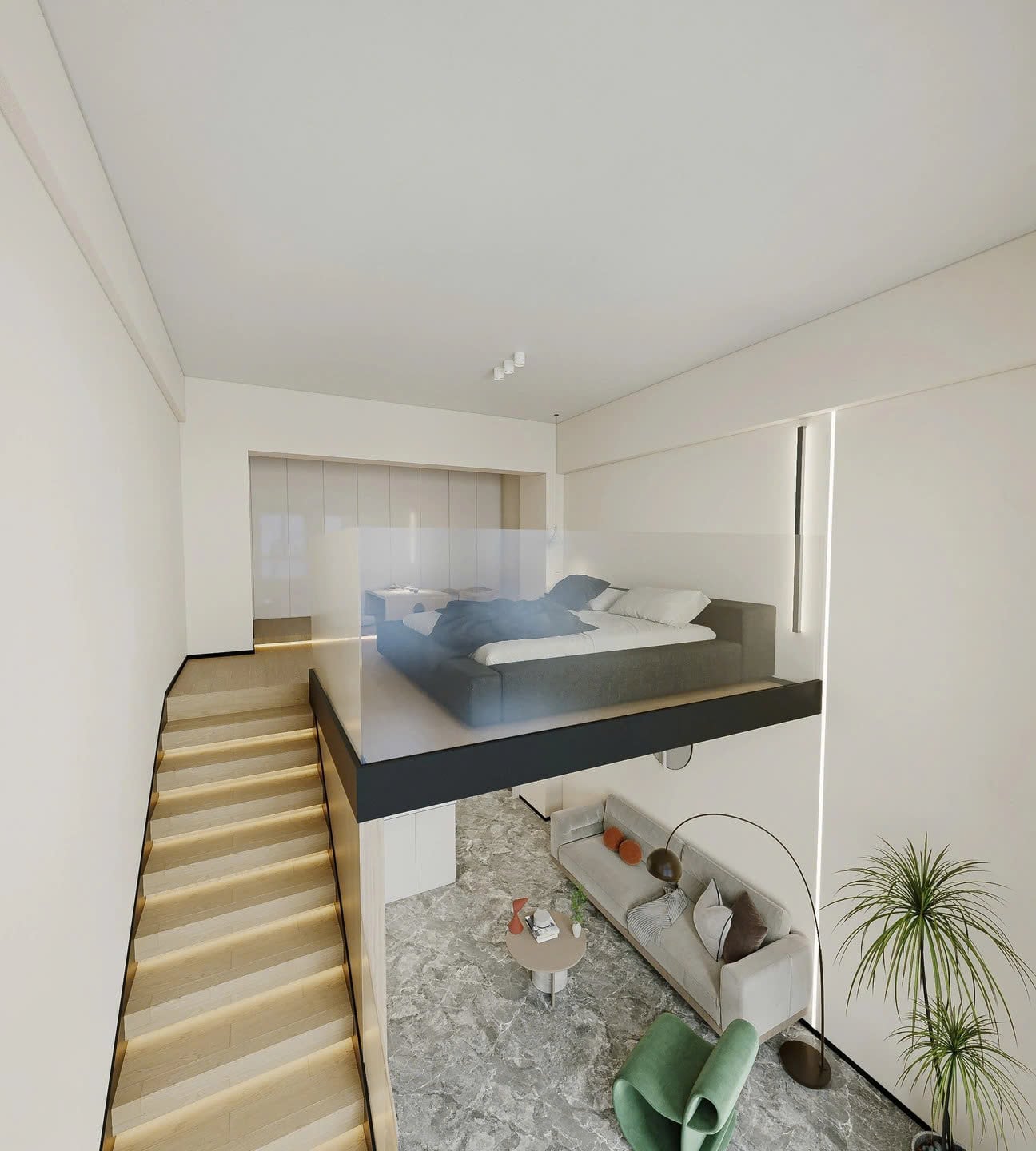 Thiết kế căn hộ có gác lửng Thiết kế căn hộ có gác lửng