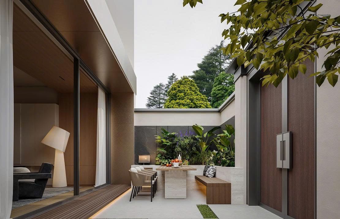 Bố trí kiến trúc xanh