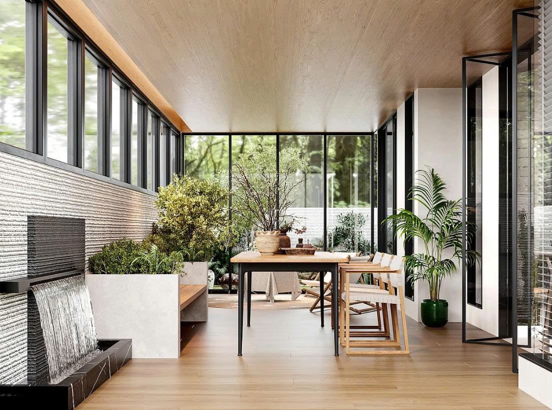 Bố trí ngôi nhà xanh