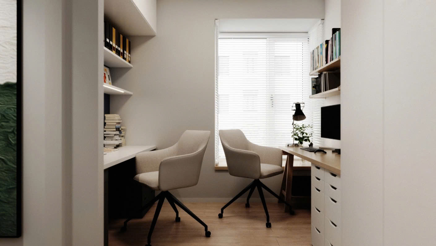 thiết kế phòng làm việc 