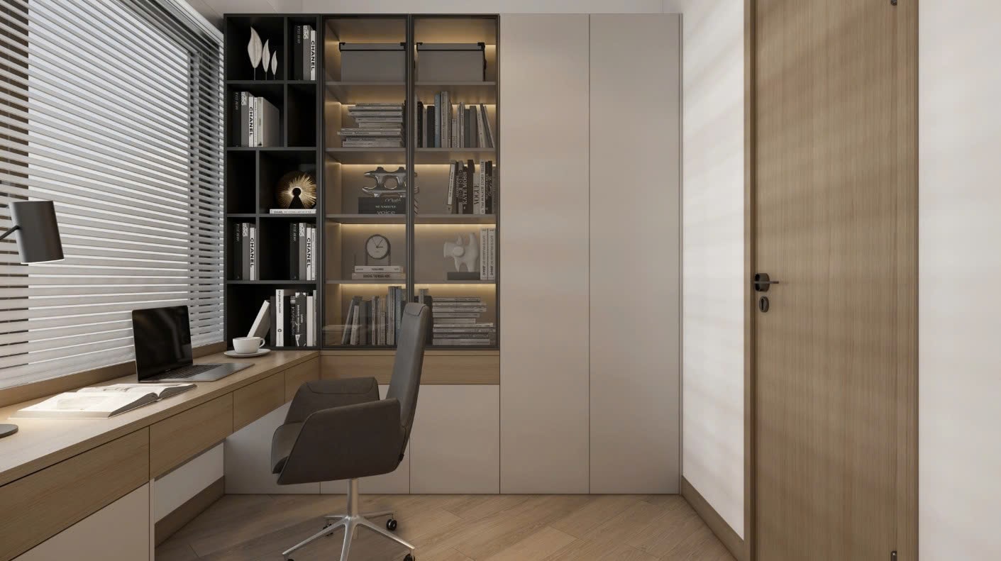 thiết kế phòng làm việc 