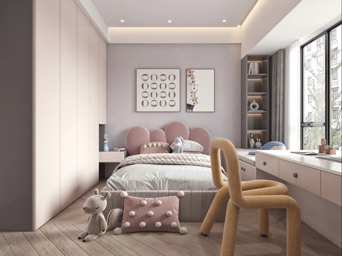 thiết kế phòng ngủ cho bé gái phòng ngủ cho bé