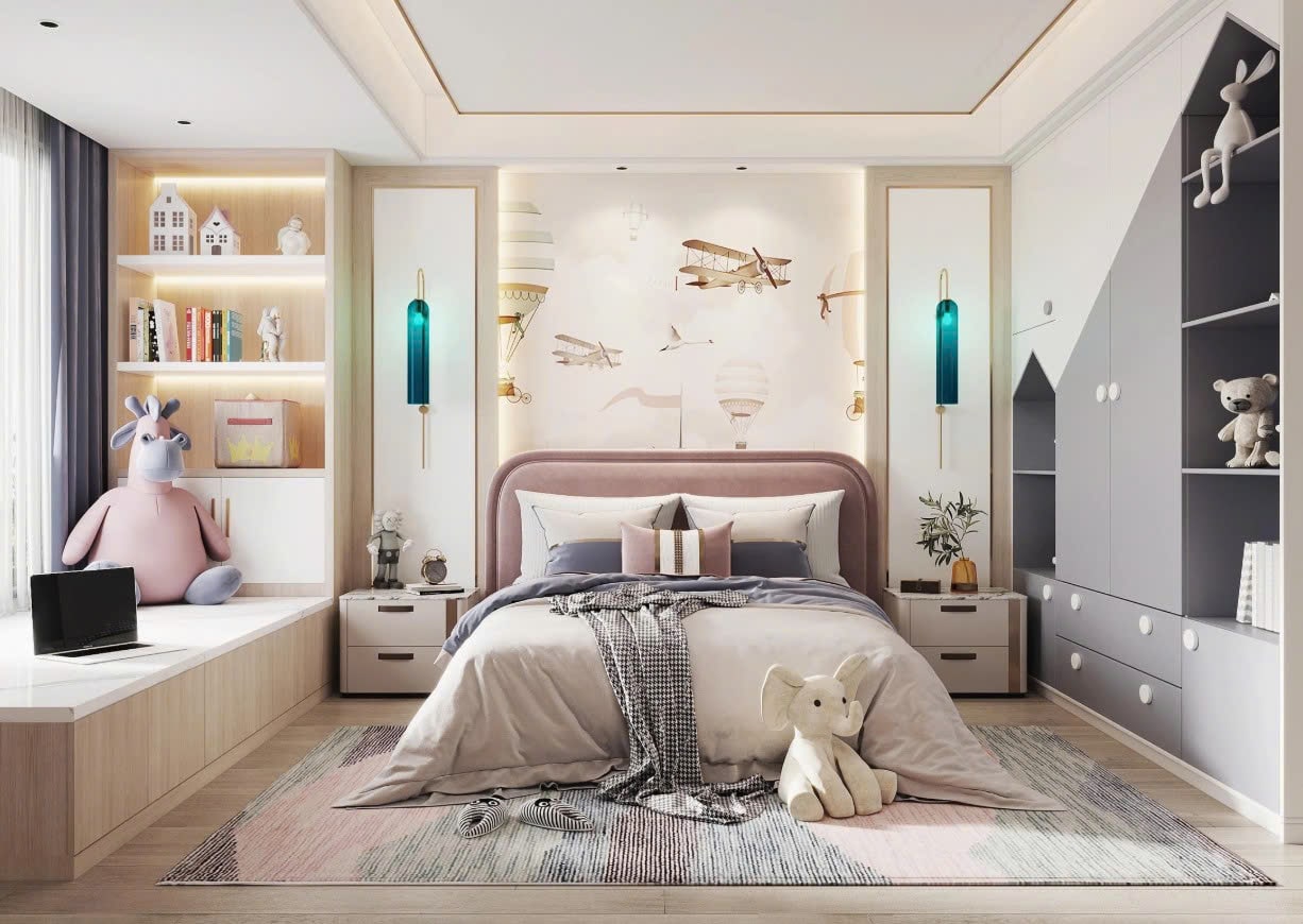 thiết kế phòng ngủ cho bé gái thiết kế phòng ngủ cho bé gái