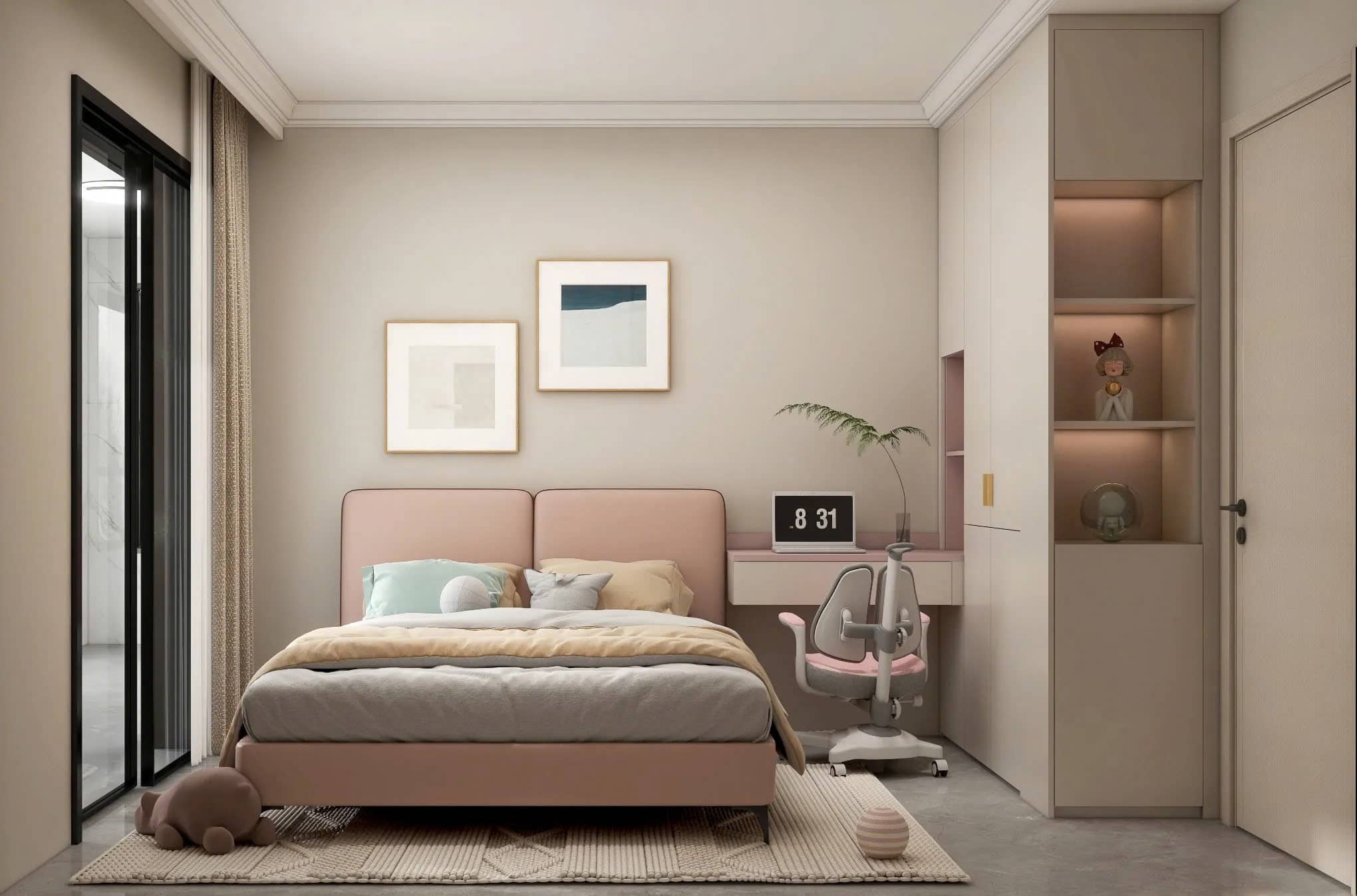 thiết kế phòng ngủ cho bé gái phòng ngủ cho bé