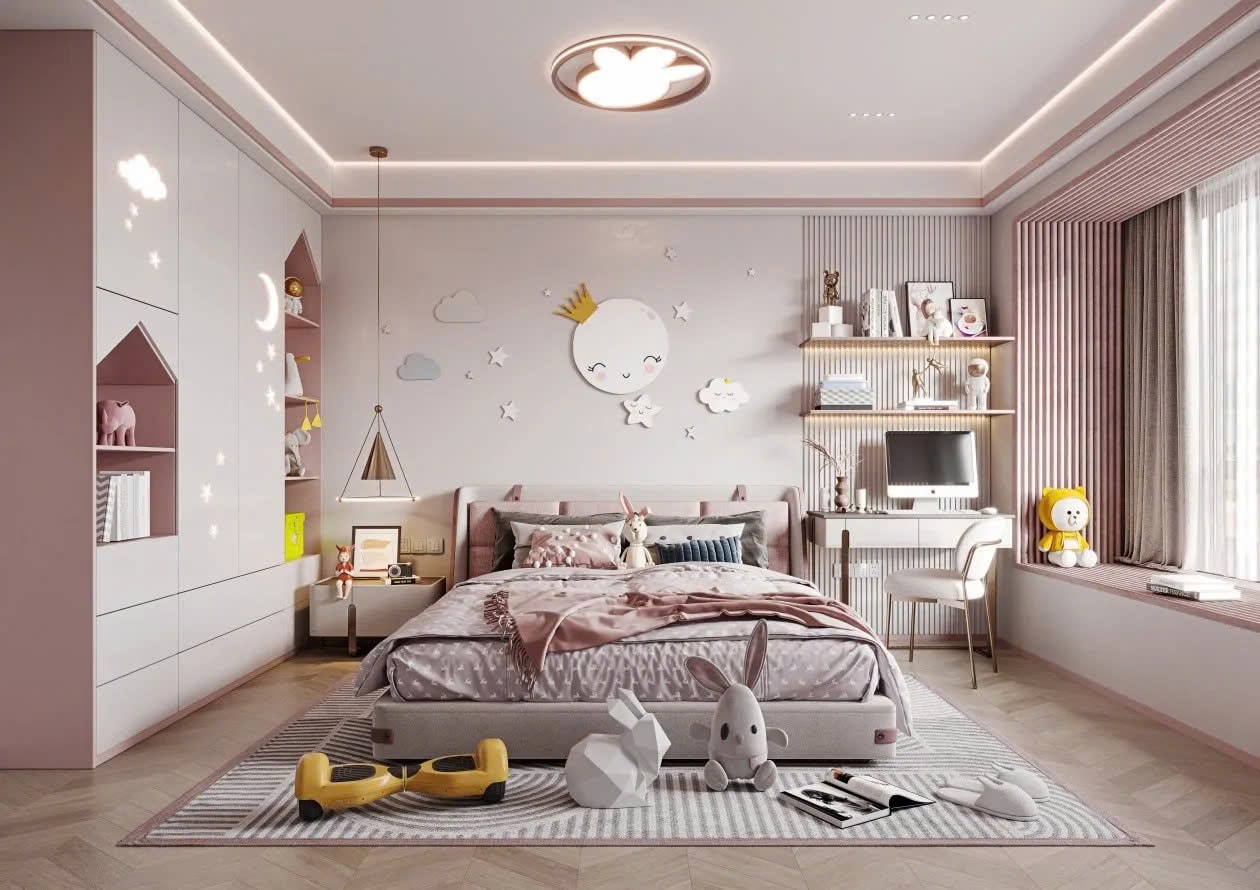 thiết kế phòng ngủ cho bé gái thiết kế phòng ngủ cho bé gái