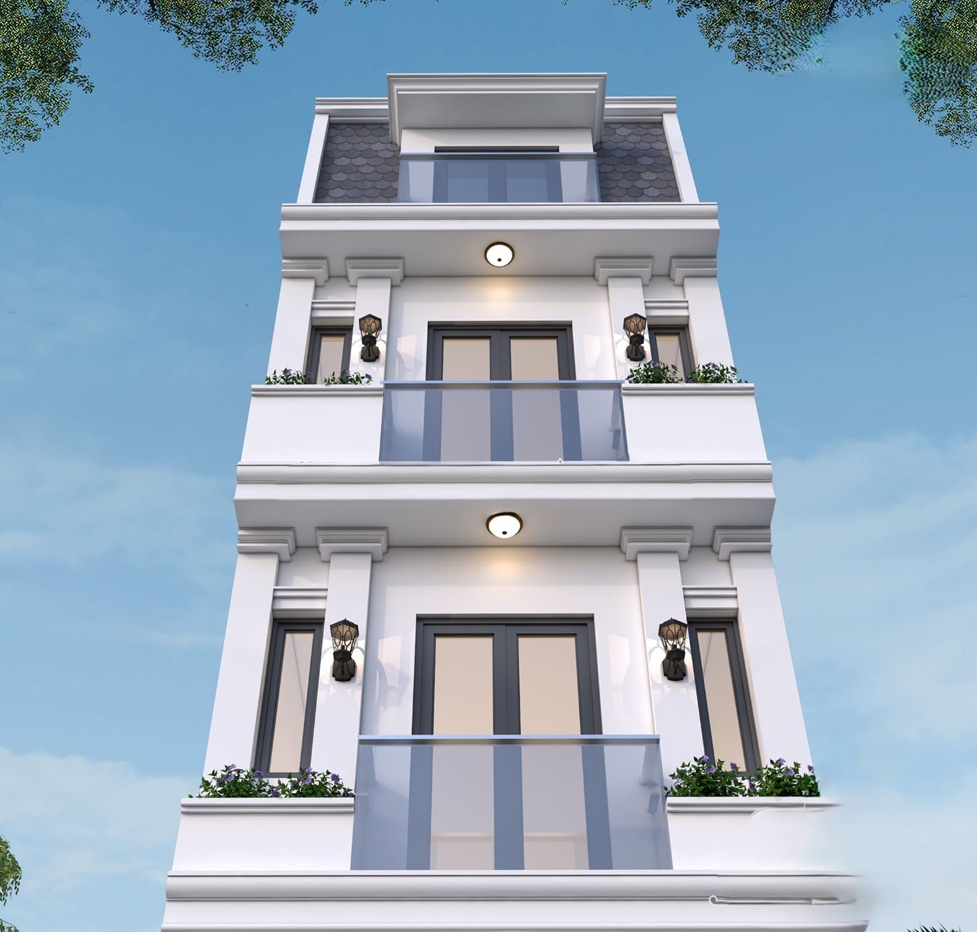 thiết kế nội thất nhà ống 4m