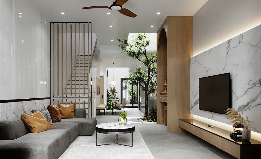 mẫu nhà ống đẹp 3 tầng 4m