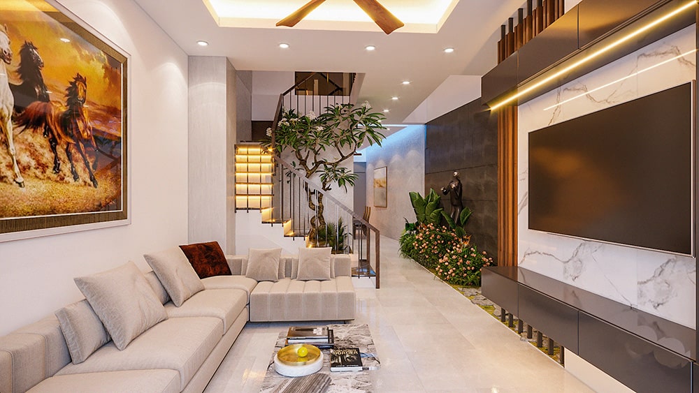 mẫu nhà ống đẹp 3 tầng 4m