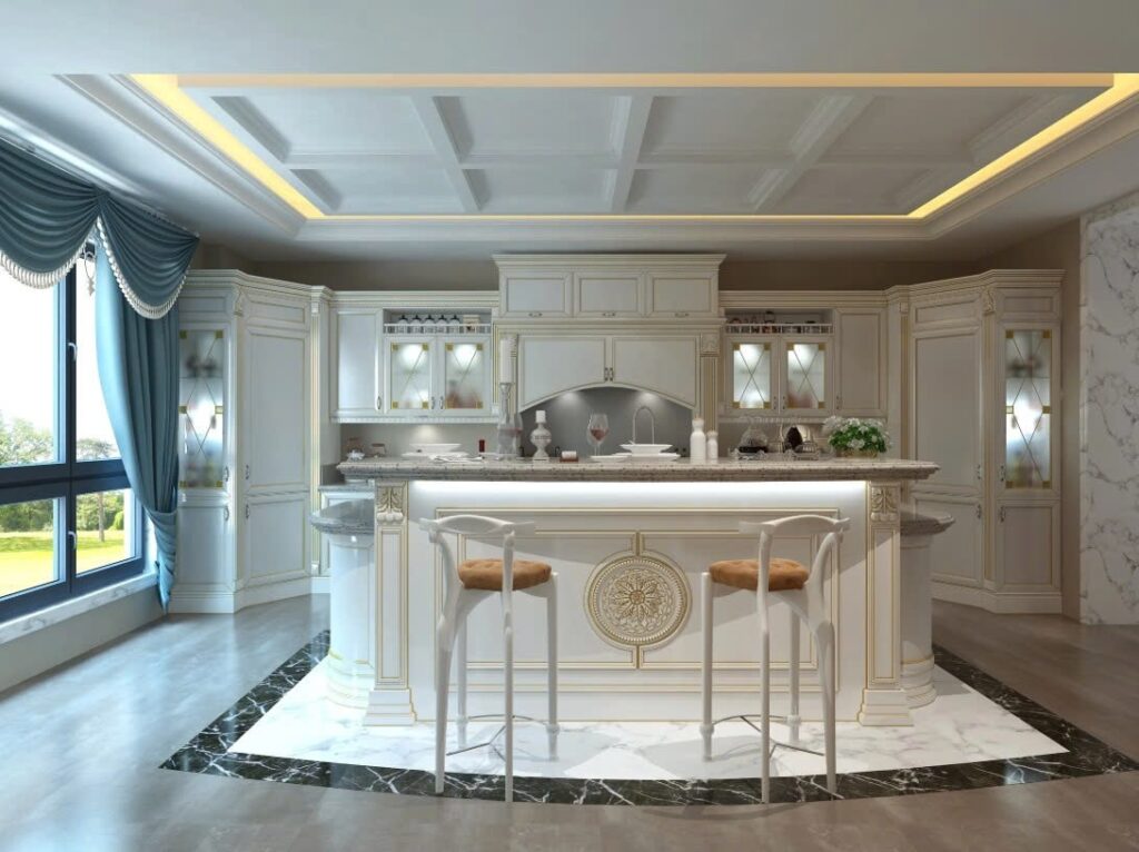 tủ bếp biệt thự