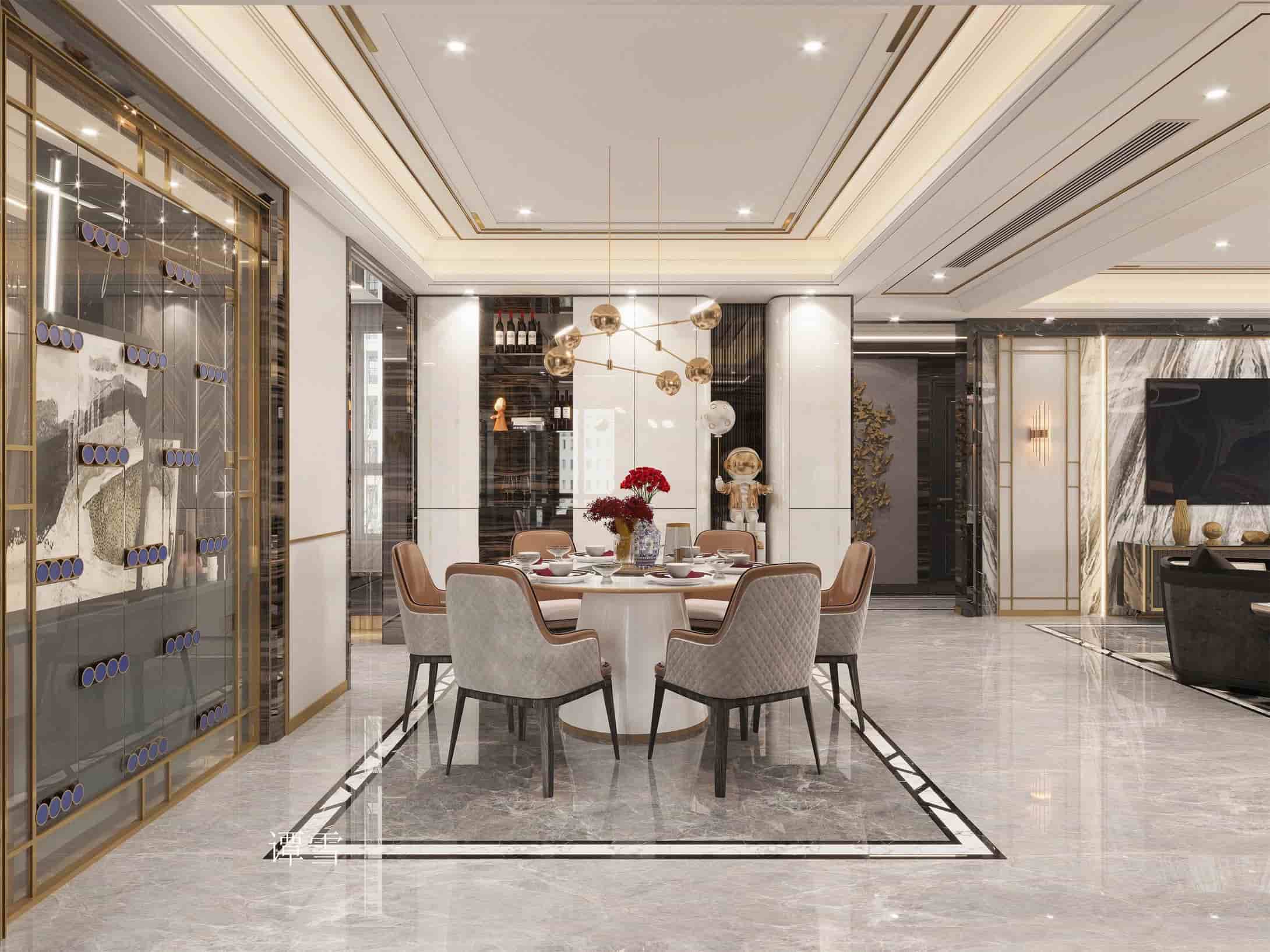 tủ bếp biệt thự 