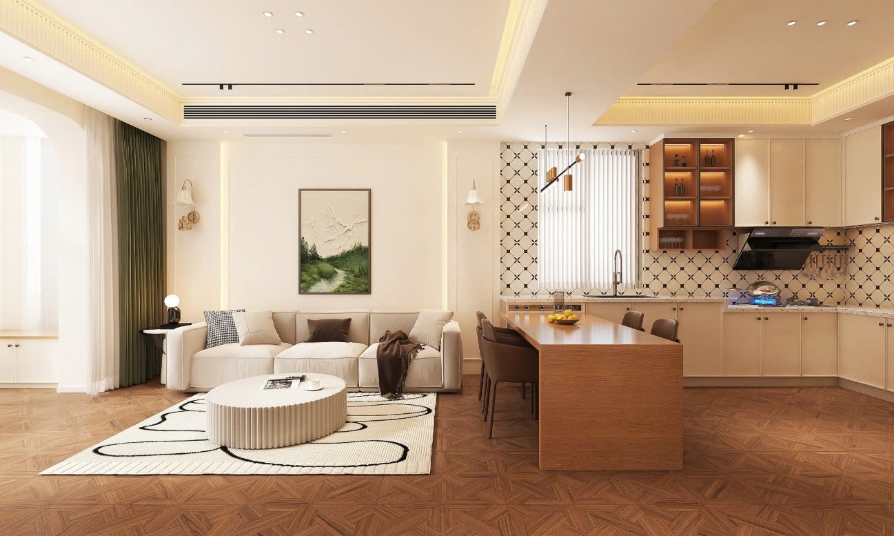 tủ bếp biệt thự 