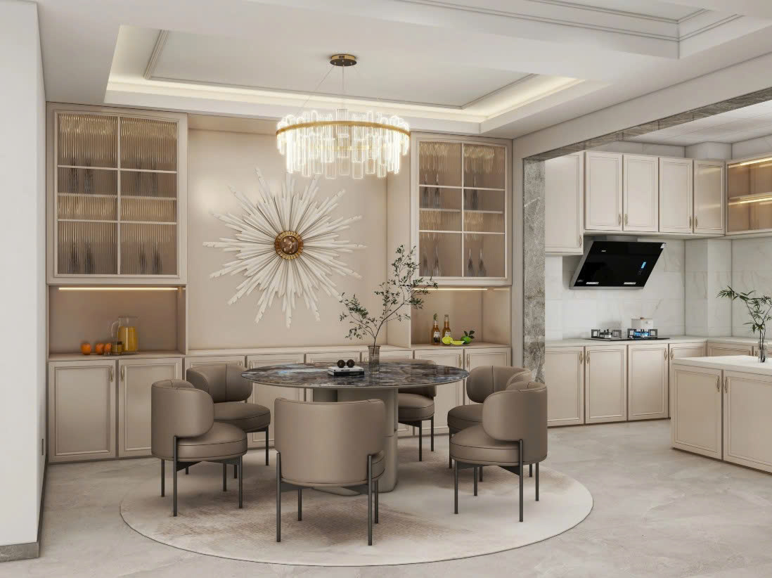 tủ bếp biệt thự 