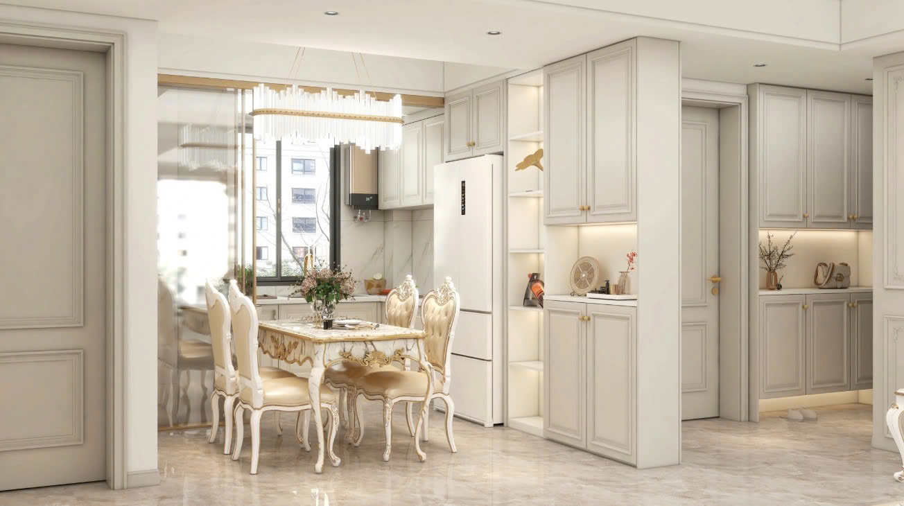 tủ bếp biệt thự 