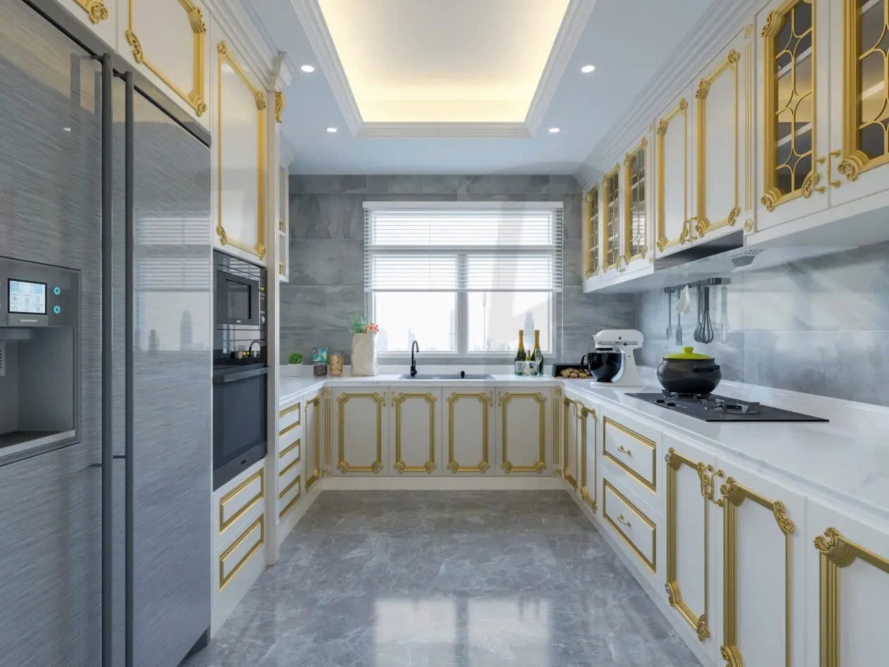 tủ bếp biệt thự 